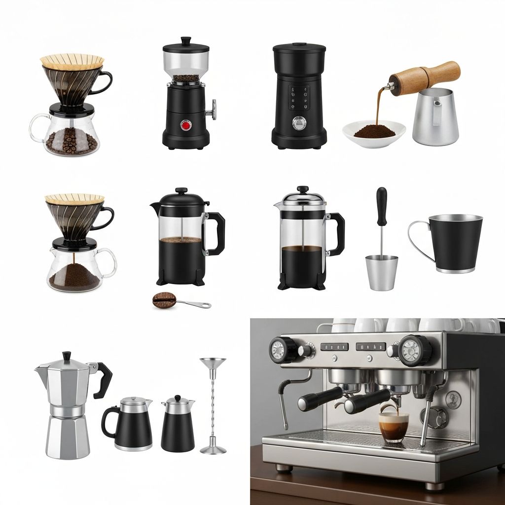 Différentes méthodes d'extraction du café